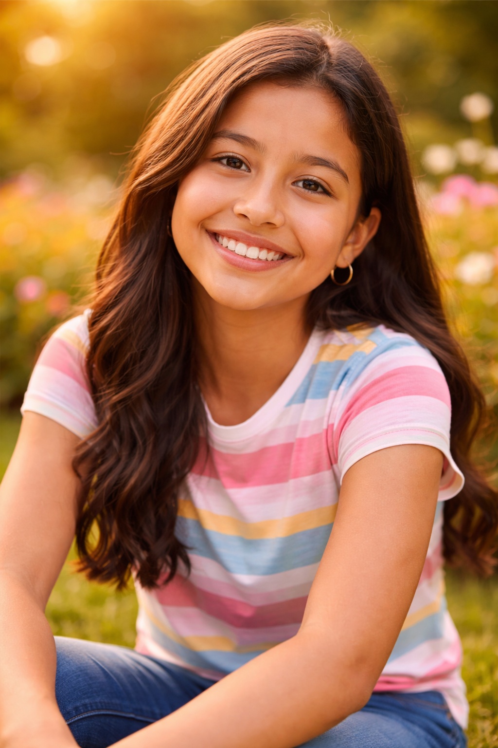 Niña sonriendo, campaña Un Mundo Sin Psoriasis